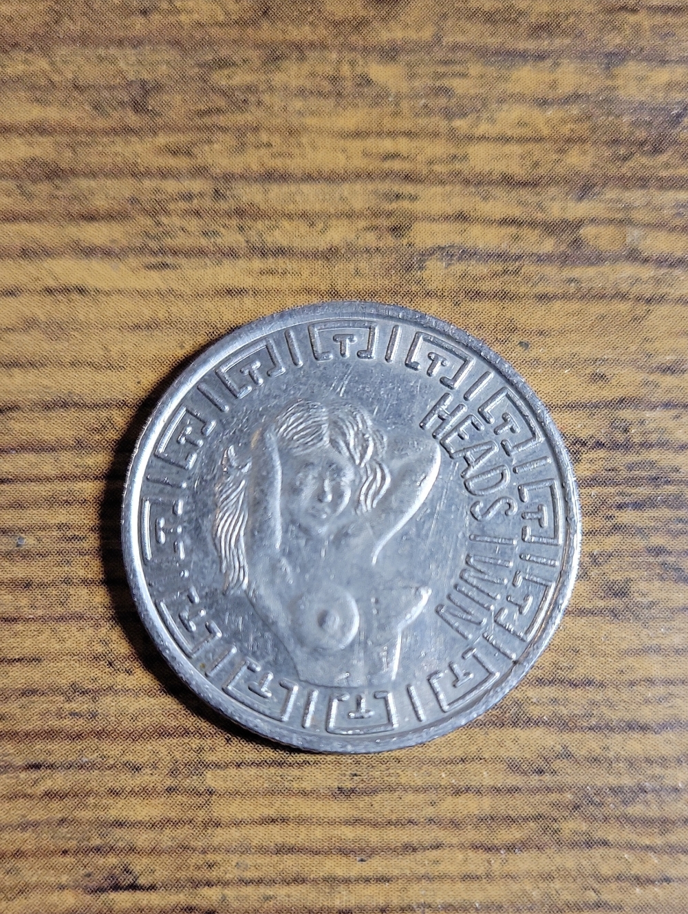 1960s Silver-Tone Novelty Token Coin